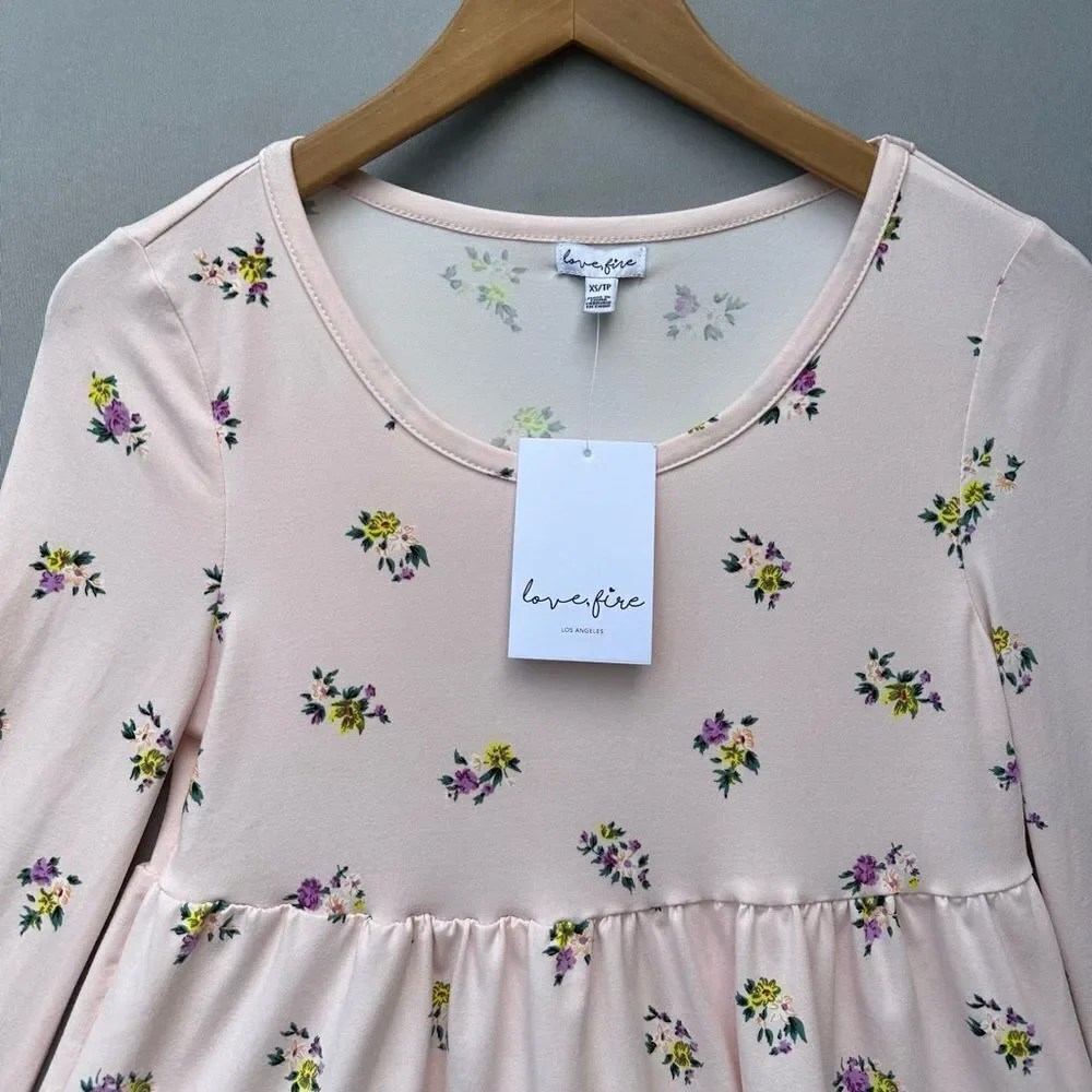 5 for $45 NWT Love Fire Top Blouse Shirt Size XS